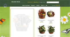 Desktop Screenshot of glendalefloristglendale.com